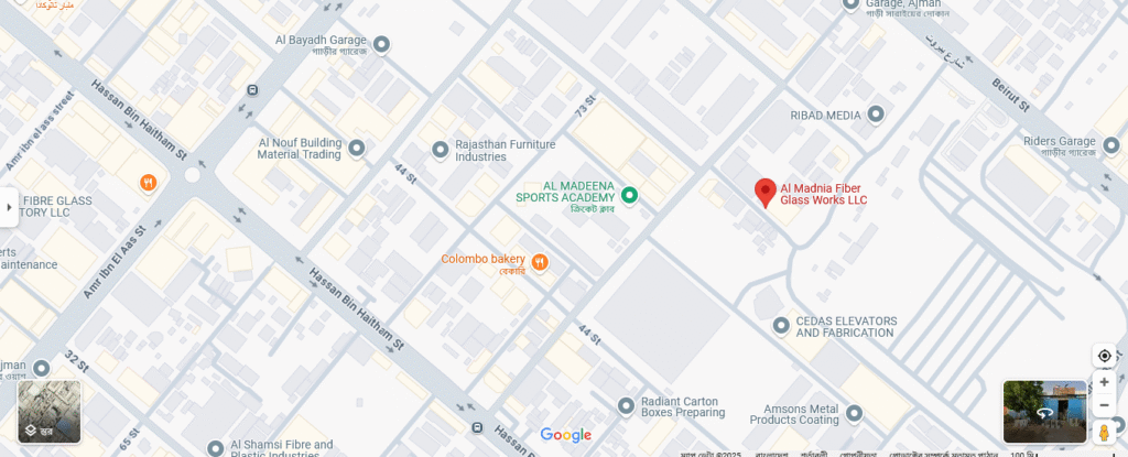 al madnia fiber glass works llc map